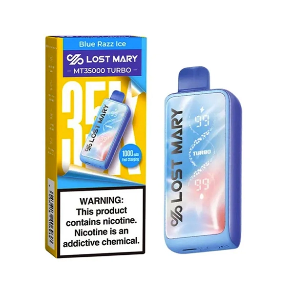 Lost Marry MT35000 Turbo Blue Razz Ice
