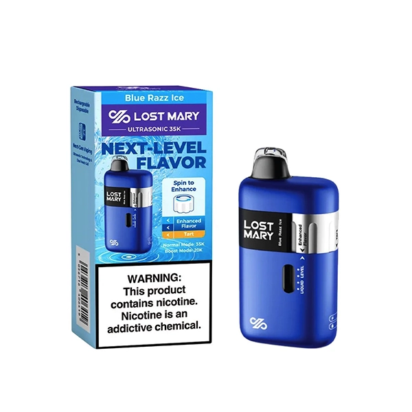 Lost Mary Ultrasonic 35k Blue Razz Ice