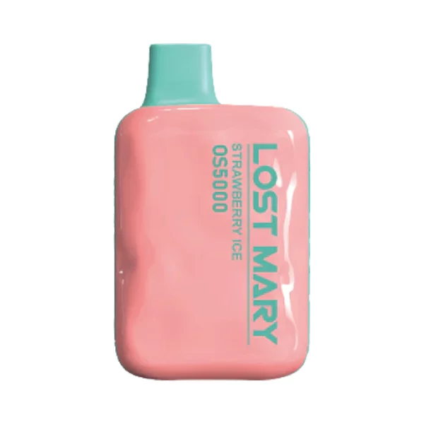 lost mary os5000 disposable pod device 5000 puffs strawberry ice